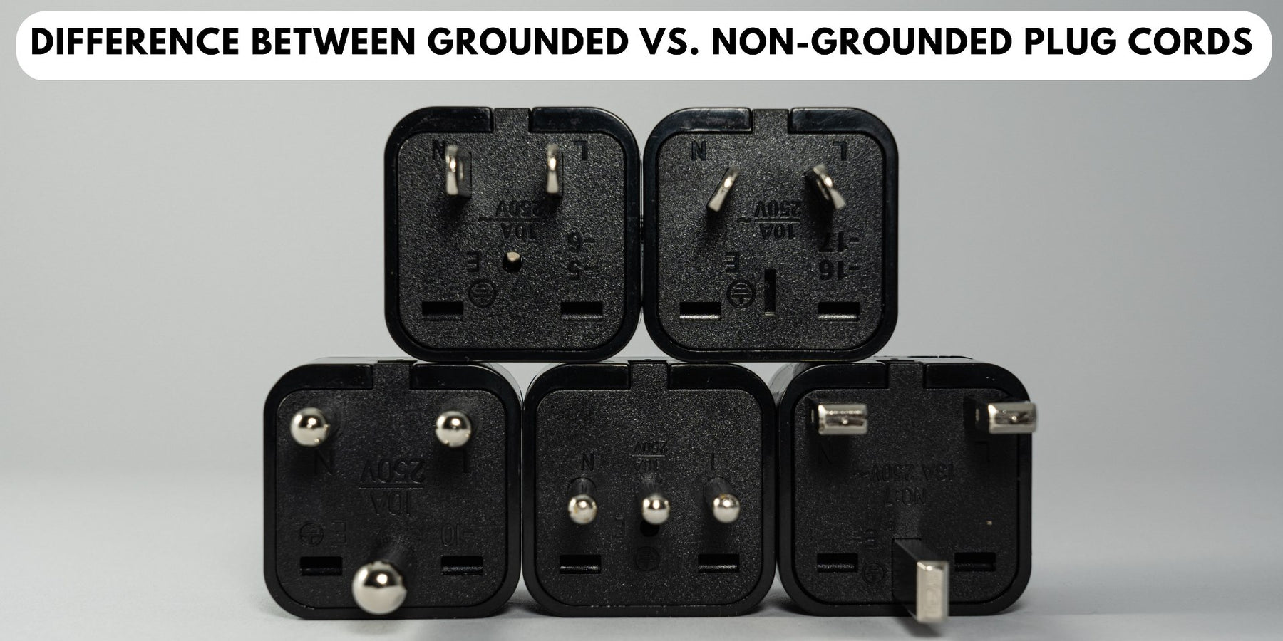 Difference Between Grounded Vs. Non-Grounded Plug Cords
