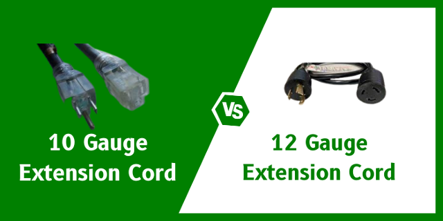 Difference Between a 10 and 12 Gauge Extension Cord
