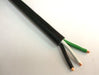 12/3 SJOOW Black 90C 20 Amp 300V NA Rubber Bulk Cable