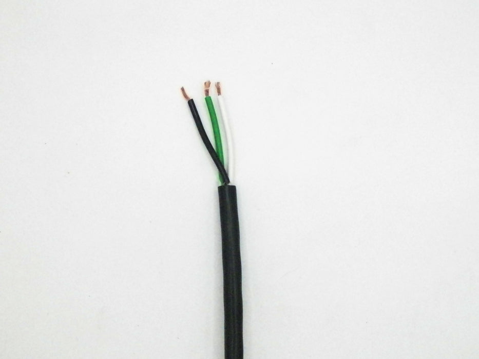 18/3 SJTOW Black 105C 10 Amp 300V NA PVC Thermoplastic Bulk Cable