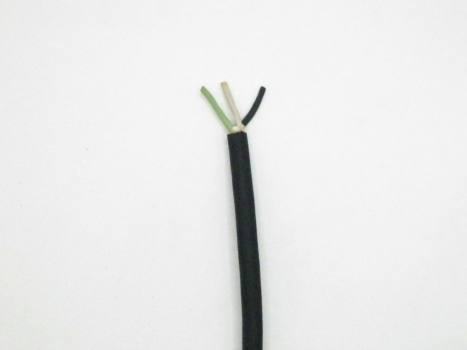 18/3 SJOOW Black 90C 10Amp 300V CEE Rubber Bulk Wire