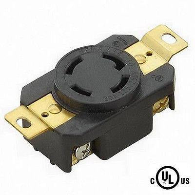 Grounding Locking Receptacle, NEMA L14-30R