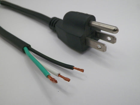 6FT Nema 5-15P to ROJ 3IN w/Rocker Switch Power Cord
