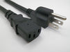 6FT Nema 5-15P to ROJ 3IN w/Rocker Switch Power Cord