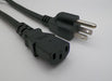 6FT Nema 5-15P to IEC-320 C-13 Computer Power Cord 14/3 SJTOW NA