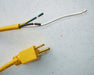 1Ft 11In Yellow Power Cord