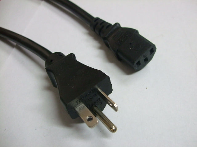 2FT 6IN NEMA 6-20P to IEC-320 C-13 Heavy-Duty Computer Power Cord 14/3 SJTW NA