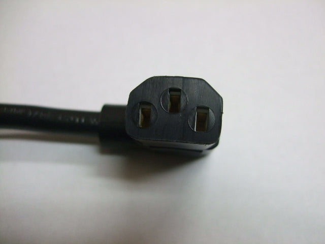 5FT 3IN Blunt Cut to IEC 320 C-13RA Computer Power Cord 14/3 SJTW NA 15A 125V 105C