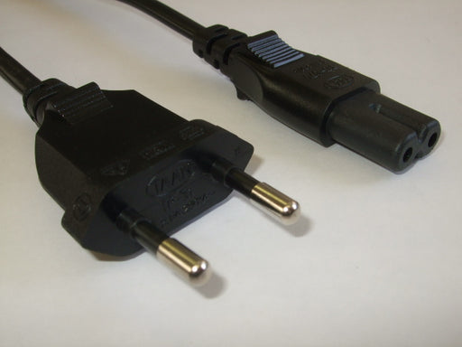 6FT 6IN European Straight Plug to IEC-320 C-7 International Computer Power Cord